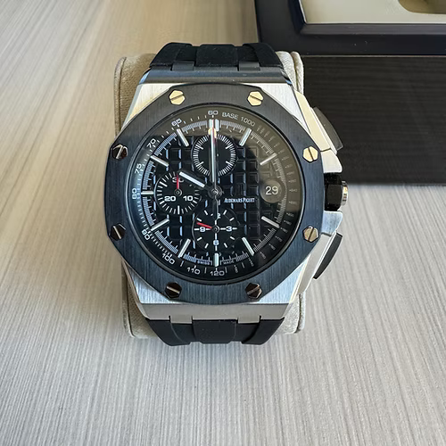 AUDEMARS PIGUET ROYAL OAK OFFSHORE PRATA PRETO 43MM