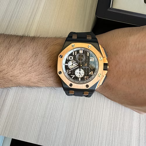 AUDEMARS PIGUET ROYAL OAK OFFSHORE PRETO ROSE 43MM