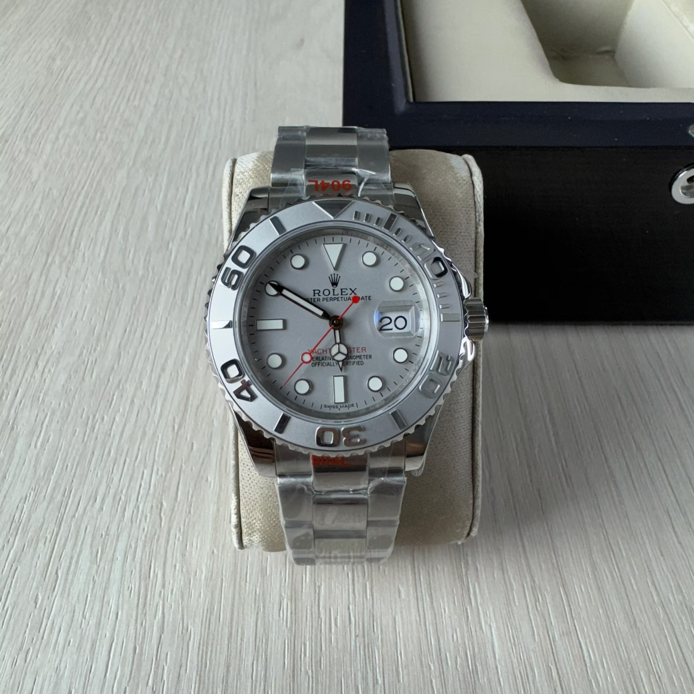 ROLEX YACHT MASTER CINZA 40MM