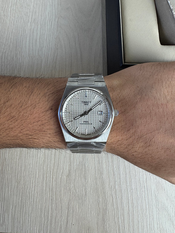 TISSOT PRX PRATA BRANCO 40MM