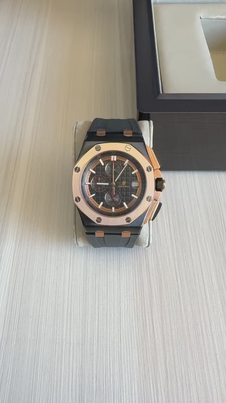 AUDEMARS PIGUET ROYAL OAK OFFSHORE PRETO ROSE 43MM