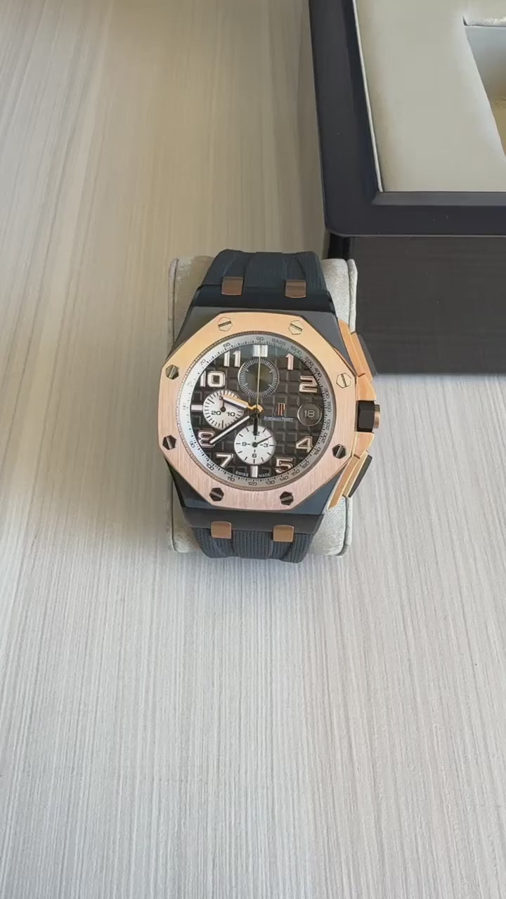 AUDEMARS PIGUET ROYAL OAK OFFSHORE PRETO ROSE 43MM