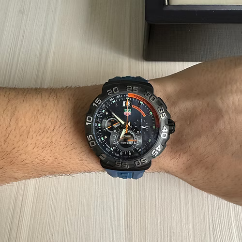 TAG HEUER F1 FORMULA 1 PRETO AZUL KIMI 43MM