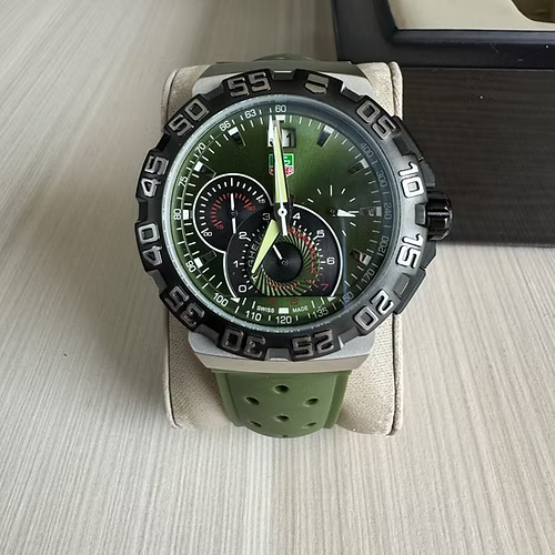 TAG HEUER F1 FORMULA 1 PRATA VERDE 43MM