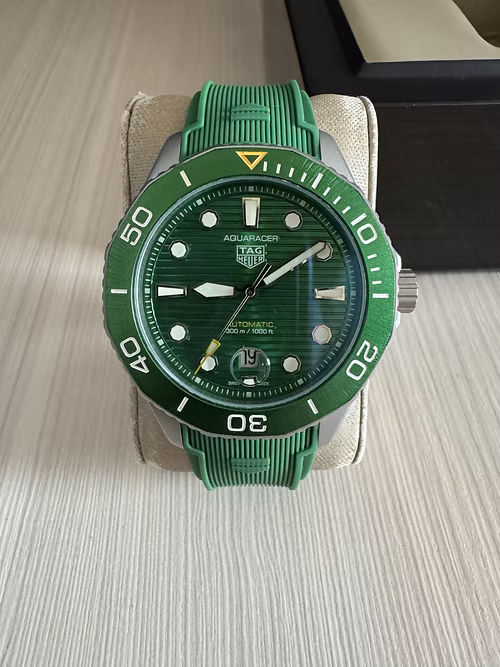 TAG HEUER AQUARACER VERDE AUTOMÁTICO 43MM
