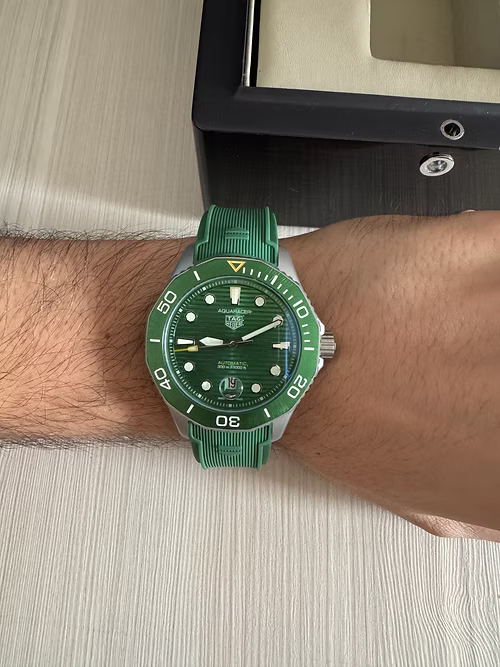 TAG HEUER AQUARACER VERDE AUTOMÁTICO 43MM