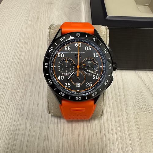 TAG HEUER PORSCHE PRETO LARANJA 43MM