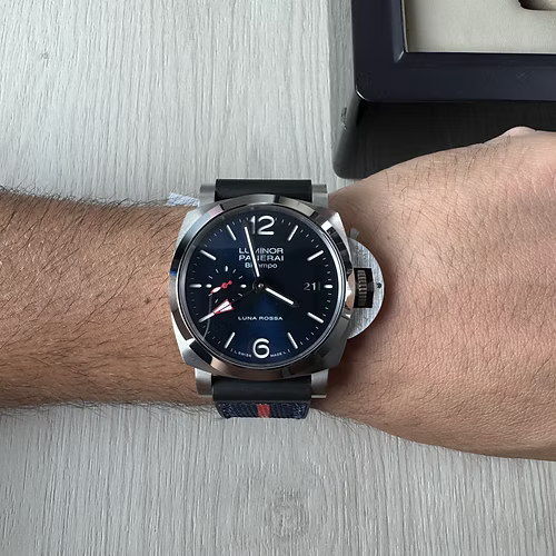 PANERAI LUMINOR AZUL LUNA ROSSA 44MM