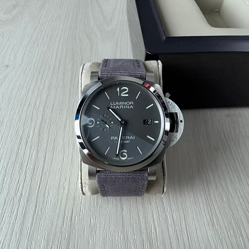 PANERAI LUMINOR MARINA PRATA CINZA NYLON 44MM