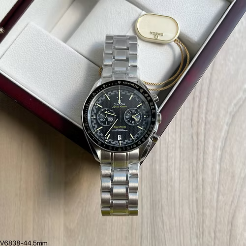 OMEGA SPEEDMASTER PRATA 44MM