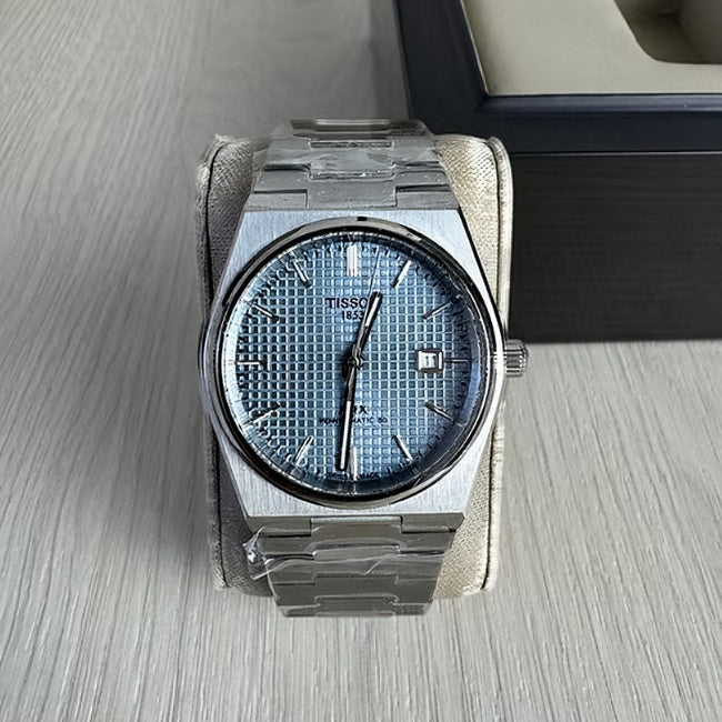 TISSOT PRX PRATA AZUL 40MM