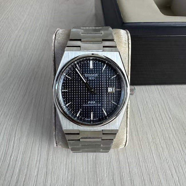 TISSOT PRX PRATA PRETO 40MM