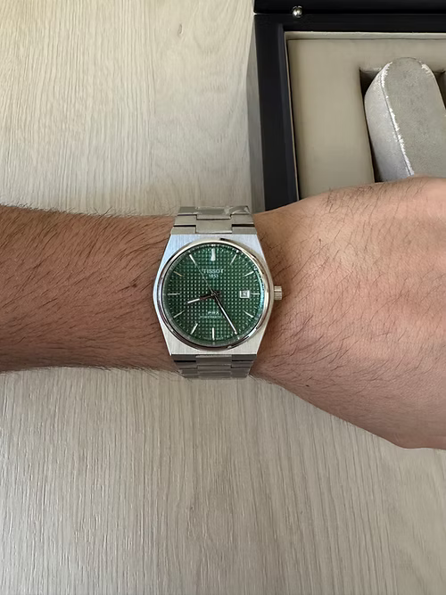 TISSOT PRX PRATA VERDE 40MM