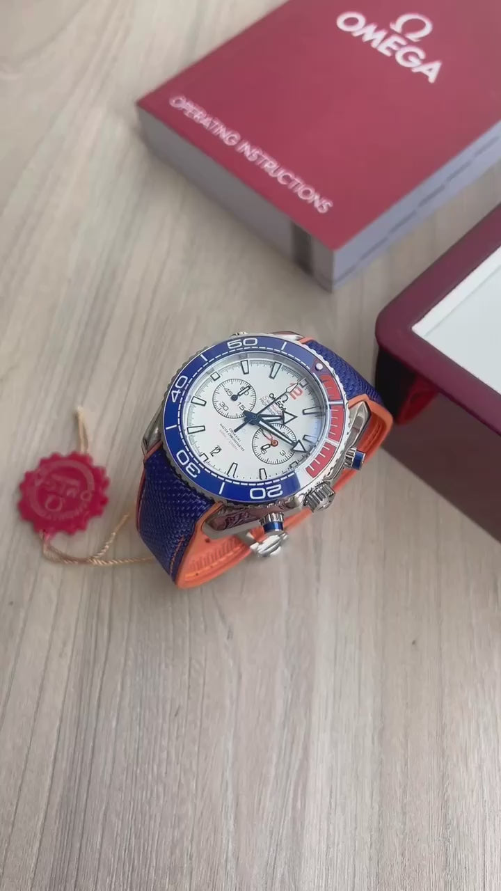 OMEGA SEAMASTER PRATA NYLON 45MM