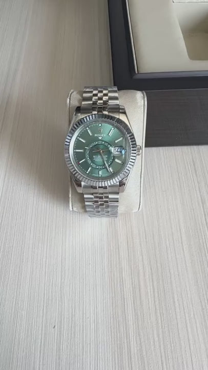 ROLEX SKY DWELLER VERDE JUBILEU 42MM