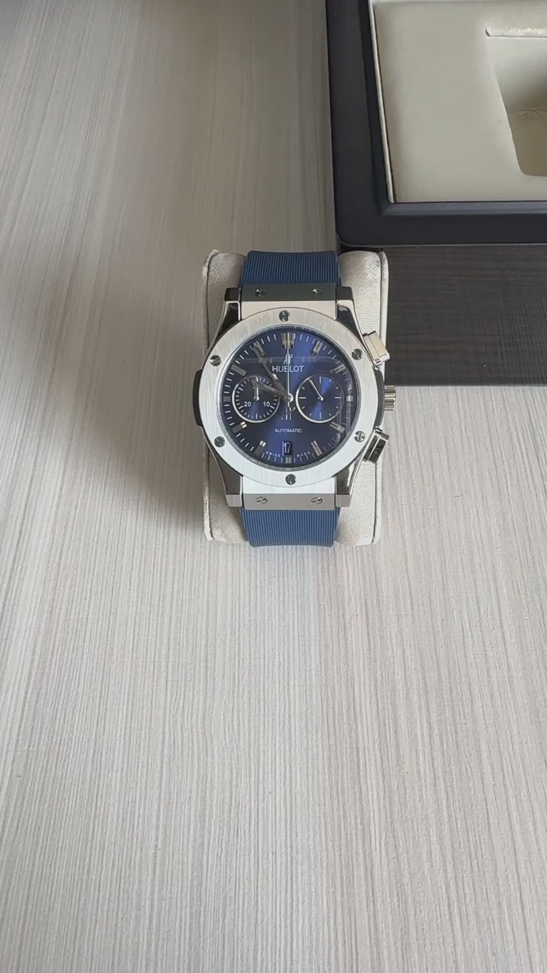 HUBLOT CLASSIC FUSION PRATA AZUL 42MM