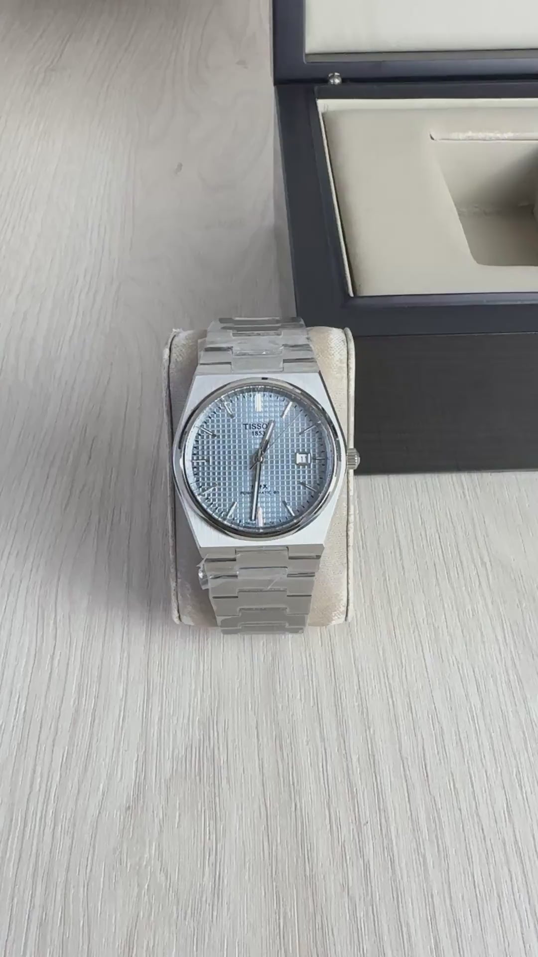 TISSOT PRX PRATA AZUL 40MM