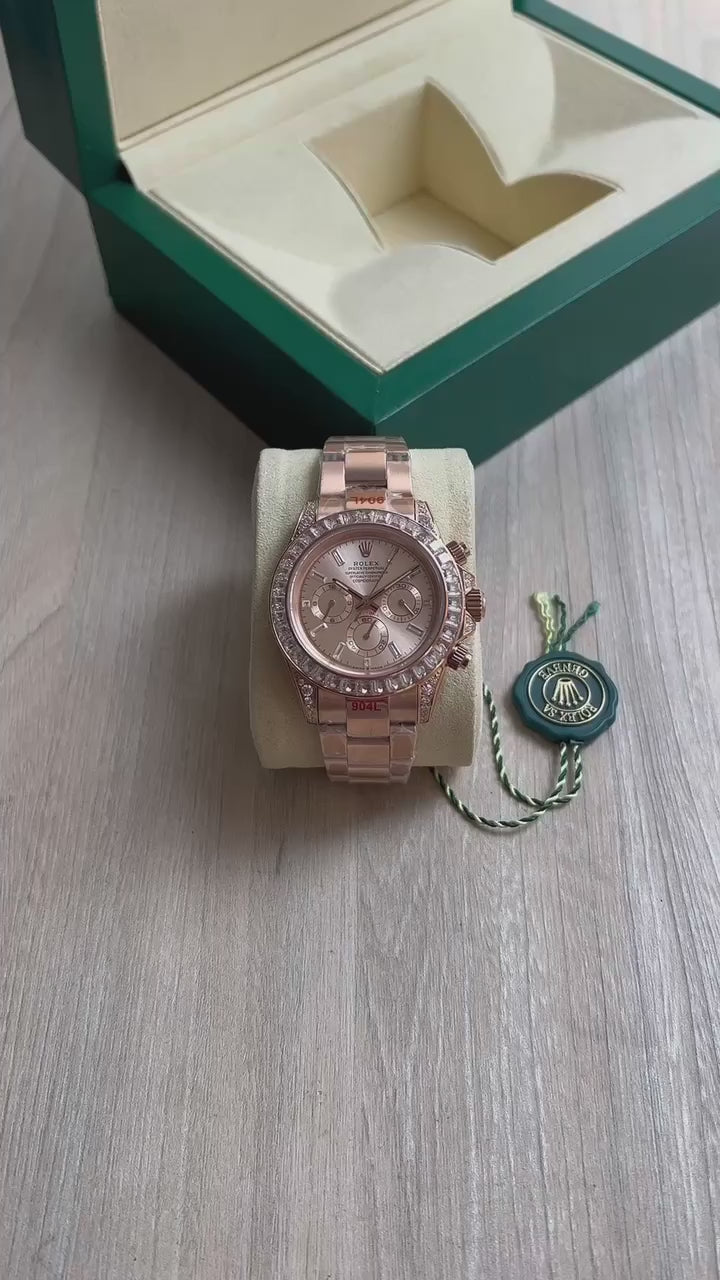 ROLEX DAYTONA BRILHANTES ROSE 40MM