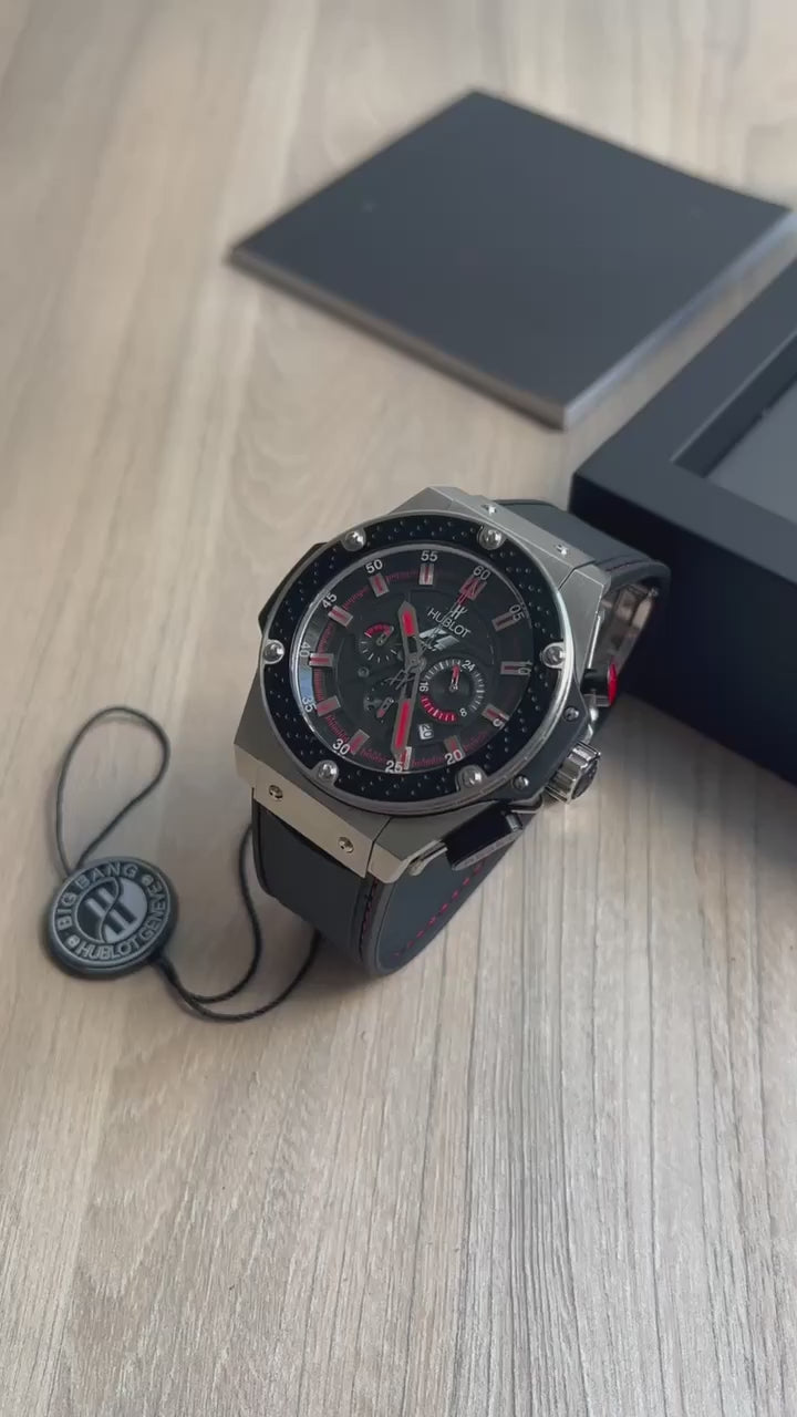 HUBLOT KING POWER F1 FORMULA 1 PRATA 47MM