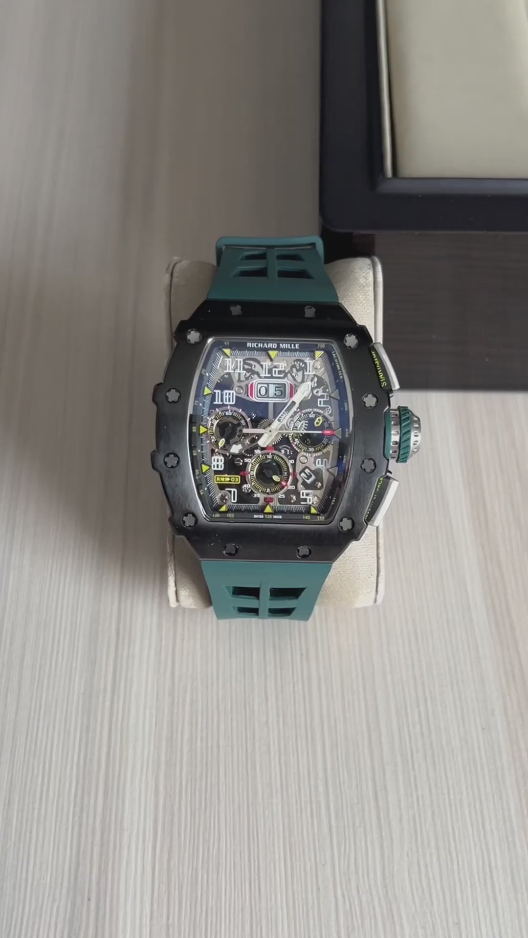 RICHARD MILLE PRETO VERDE 47MM