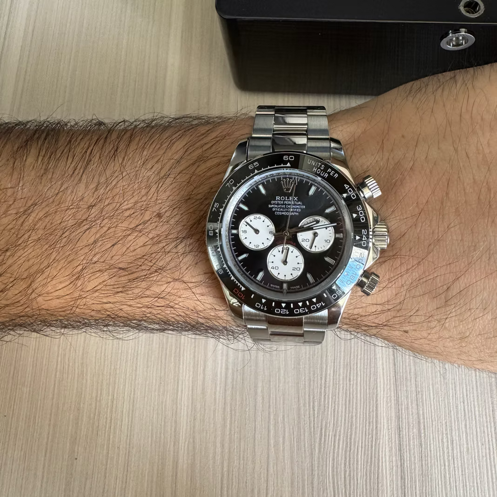 ROLEX DAYTONA PRATA PRETO 40MM